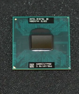 Intel Core 2 Duo T9900 3.06GHz CPU Dual-Core 6MB 1066 SLGEE Socket P Processor • $36.96