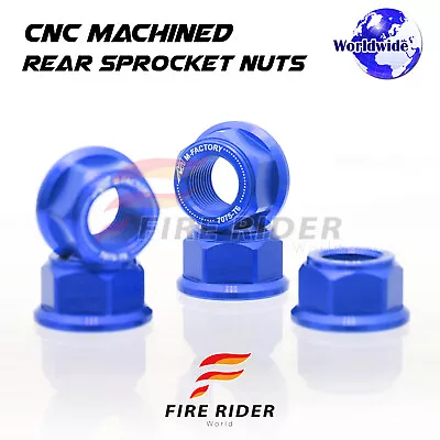 Blue Rear Sprocket Nuts M12 For Honda CBR650F 18 19 20 • $32.98