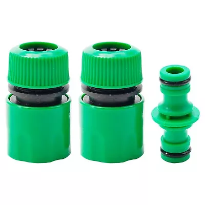 Water Hose Connector ABS Watering Joiner Kit 1/2inch Accessories Adapter • $18.40