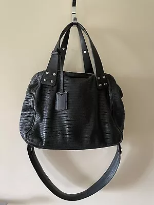 $479 • Buy Alexander McQueen Black Bag Perforated Leather 
