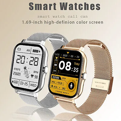 $37.99 • Buy New Smart Watch Women Men Heart Rate For IPhone Android Bluetooth Waterproof