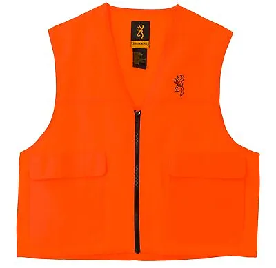 $20.74 • Buy Browning Safety Blaze Overlay Hunting Vest-Blaze Orange-XL-3051000104