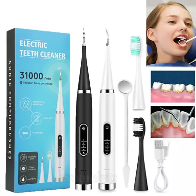 $11.25 • Buy Ultrasonic Dental Scaler Electric Tooth Whitening Cleaning Tool Calculus Remover