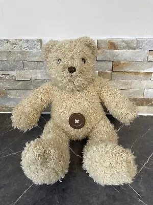 Mamas & Papas Musical Pull Cord Sitting Teddy Bear Plush Soft Toy 8” Nursery • £9.99