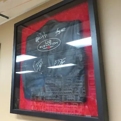 U2 JACKET SIGNED BY THE BAND! Elevation Tour 2001 Authentic Autograph Framed • $6249.99