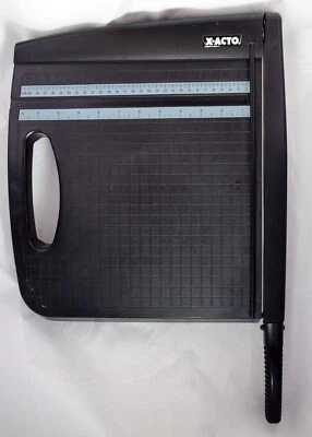 $21.89 • Buy X-Acto 12  Guillotine Paper Cutter/Trimmer, Model Number 26232-Black