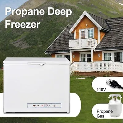 Smad 7.1 Cu Ft Propane Gas Refrigerator Freezer Cottage Cabin Home Campervan RV • $1424.05