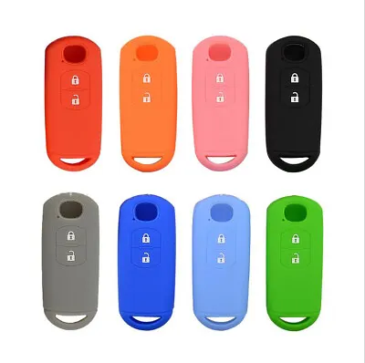 Fit MAZDA 2 3 5 6 CX-5 2 Button Remote Smart Key Fob Silicone Skin Case Cover  • $4.96