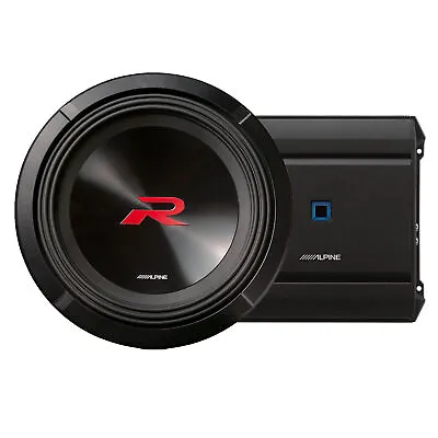 Alpine R Series 10  Bass Package - One R Series R2-W10D4 Subwoofer + Amplifier • $329