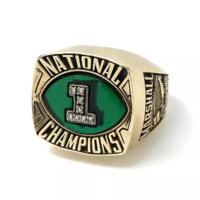 Marshall Thundering Herd 10k National Championship Football G Pedro Men's Ring • $2299