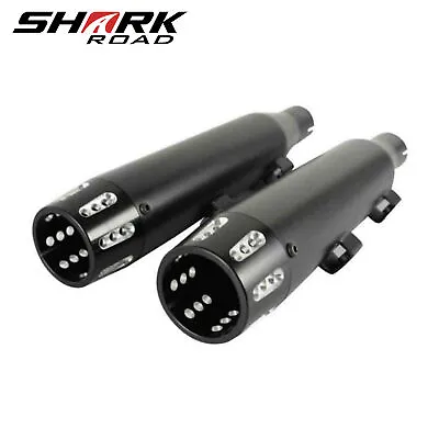 Black 3  Slip On Mufflers Exhaust For Harley 2014-2022 Sportster XL 883/1200 • $159.99