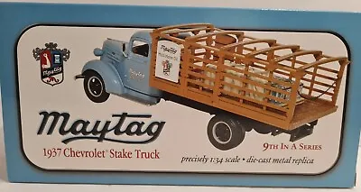First Gear 1:34 Scale 1937 Chevrolet Stake Truck MayTag 9th In A Series • $44.99
