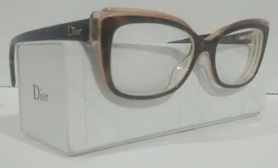$89.99 • Buy Vintage Christian Dior Women Reading Glasses  CD3283 Brown Frames Made In Italy