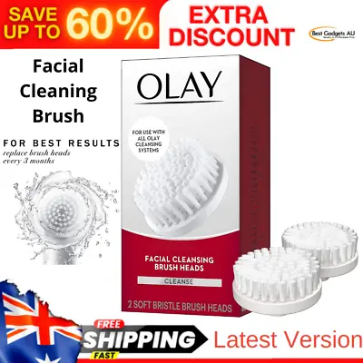$25.47 • Buy Facial Cleaning Brush By Olay ProX Facial Cleansing System +Brush Heads, 2 Count