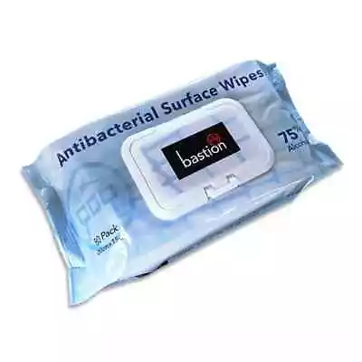 2xAntibacterial Surface Cleaning Alcohol Wipes 75% 40gsm 80pack • $13.95