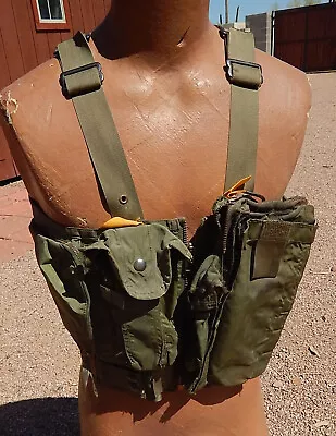 Vietnam War USN USMC Jet Pilot & Crew SV-2 Survival Vest Sage Green 1967NICE! • $299.95