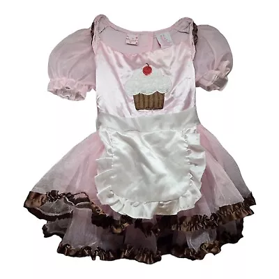 $18.86 • Buy Frolics Pink Cupcake Princess Dress Halloween Costume W/ Snaps Dress Up Size 2T