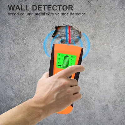 Metal Finder Wood Studs Detector Voltage Live Wire Detect Wall Scanner • £14.94