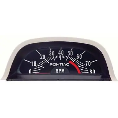 OER 6468971 68 Fits Pontiac Hood Tachometer 5500 Red Line • $228.99