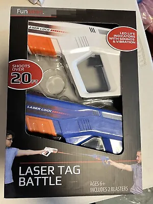 New Funktion Laser Tag Battle Game 2020 With 2 Blasters LED Sounds & Vibration • $15.99