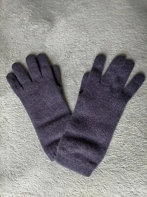 Marilyn Moore Ladies Purple 100% Cashmere Gloves NEW Womens Made In  Scotland • £30.50