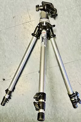 Bogen 3001 Professional Tripod With Unknown Manfrotto Head Model - Very Good • $40