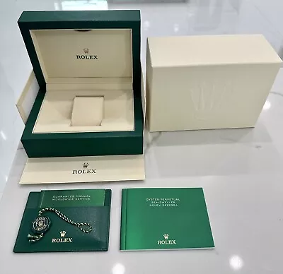 Authentic NEW STYLE ROLEX Sea Dweller Watch Box  FULL SET 126660 126600 NEW • $740.19