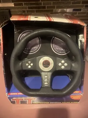 Pelican Cobra TT Universal Steering Wheel Original Xbox PS2 PlayStation 2 NIB • $49.99