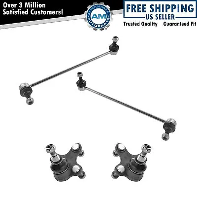 $53.20 • Buy 4 Piece Suspension Kit Front Lower Ball Joints W/ Sway Bar End Links For Audi VW