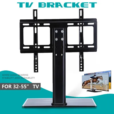 £20.99 • Buy Adjustable Tabletop TV Stand Base Bracket Pedestal Rack For Sony LG 32-55 