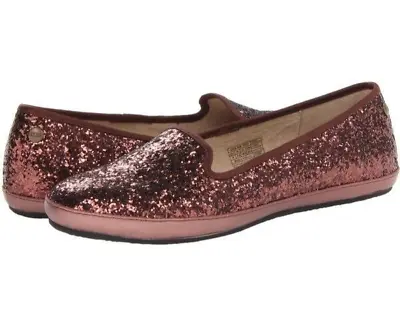 New UGG Australia Alloway Glitter Chocolate Slip On Flats Women's Shoe Size 10 • $74.99