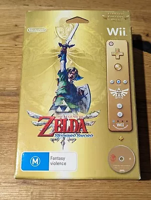 Nintendo Wii The Legend Of Zelda Skyward Sword Limited Edition  Boxed Complete  • $230