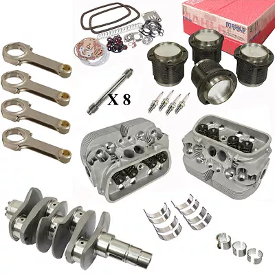 Vw Bug 2180cc Air-cooled Engine Rebuild Kit 82mm Crank GTV-2 Heads & Mahle Pist • $2669.95