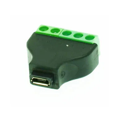 Micro USB Female To Terminal Block USB Plug Connector Micro USB Adapter • $2