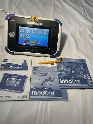 VTech InnotAB 3S Handheld Electronic Touch Screen Tablet Learning W 2 Games • $32.99