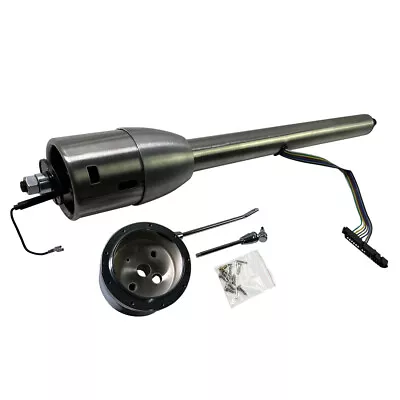 Stainless Steel Universal 30  Tilt Manual Steering Column W/ Wheel Adapter • $148.99