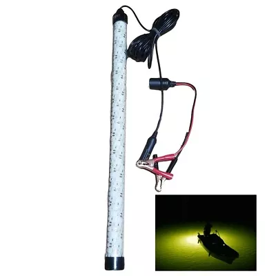 12V MAXX LED WHITE UNDERWATER SUBMERSIBLE NIGHT FISHING LIGHT Crappie Ice Squid • $59.99