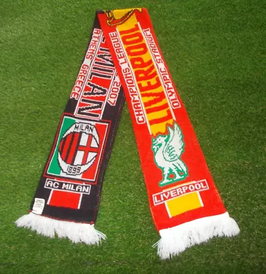 AC Milan V Liverpool Champions League Final Scarf 2007 • £10.99