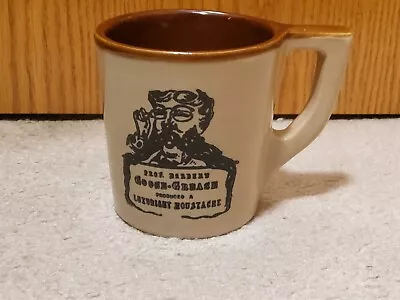 Guy Mug Prof Barbers Goose Grease Mustache Mug Coffee Cup Stoneware Manly Rugged • $9.99