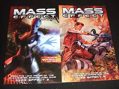 Mass Effect Vol 1 & 2  Redemption &  Evolution 2 Book Set Dh Softcvr Gn Tpb New • $21.76