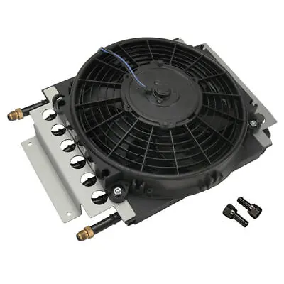 Derale Transmission Oil Cooler 13720; Electra-Cool 15.75  X 11.5  10  Fan • $178.99