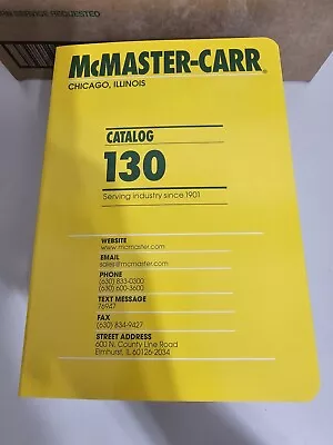 2024 McMaster-Carr Catalog 130 Chicago Edition Brand New Never Used • $47.95