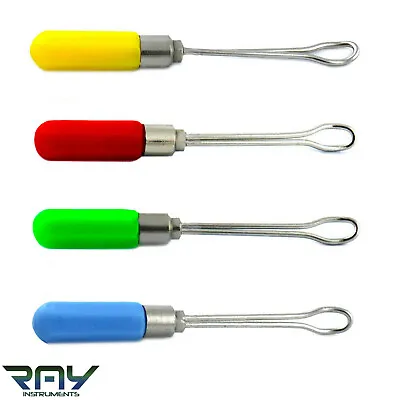 Dermatology Ear Wax Removal Loop Cleaner ENT Earwax Cleaning Curettes X4 Plastic • $9.99