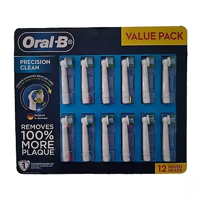 GENUINE Oral B Precision Clean Replacement Brush Heads - 12 Pack • $40