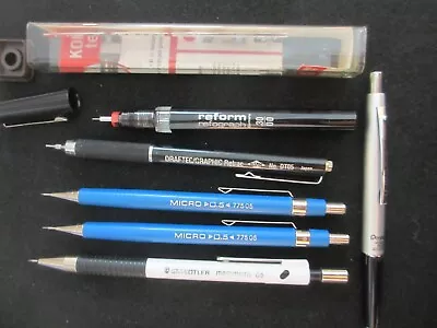 Lot Of VTG Drafting Mechanical Pencils AlvinStaedtlerPentel Others • $19.99