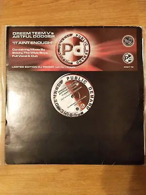 Dreem Teem V's Artful Dodger 2 X 12  Ltd. Ed. Promo Vinyl It Ain't Enough UKG • $24.87