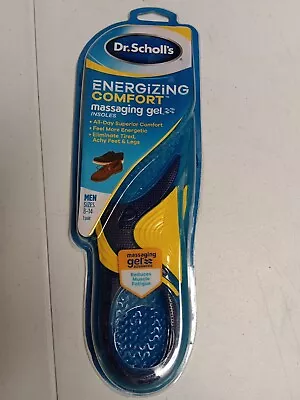 Dr. Scholls Massaging Gel Advanced Insoles For Men Shoe Inserts 8 - 14 • $16