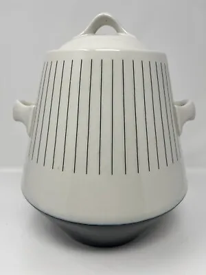 Vtg Flare Ware Cookie Jar MCM Atomic Mid Century Kitchen Canister Hall China HTF • $69.94