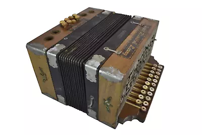 Heligonka Button Box Accordion Antonin Hlavacek Louny Cschoslovakia Vintage • $749.99