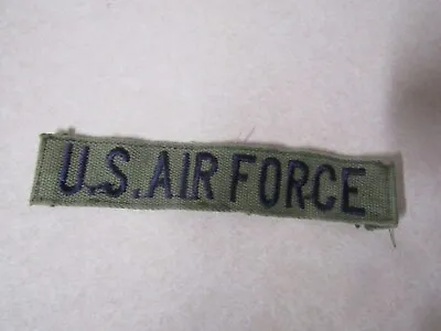 Military Patch Sew On Name Tape Od Green Bdu Uniform Combat Used Us Air Force • $2.29